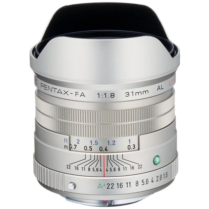 Pentax-FA 31mm f/1.8 Limited Lens (Silver)