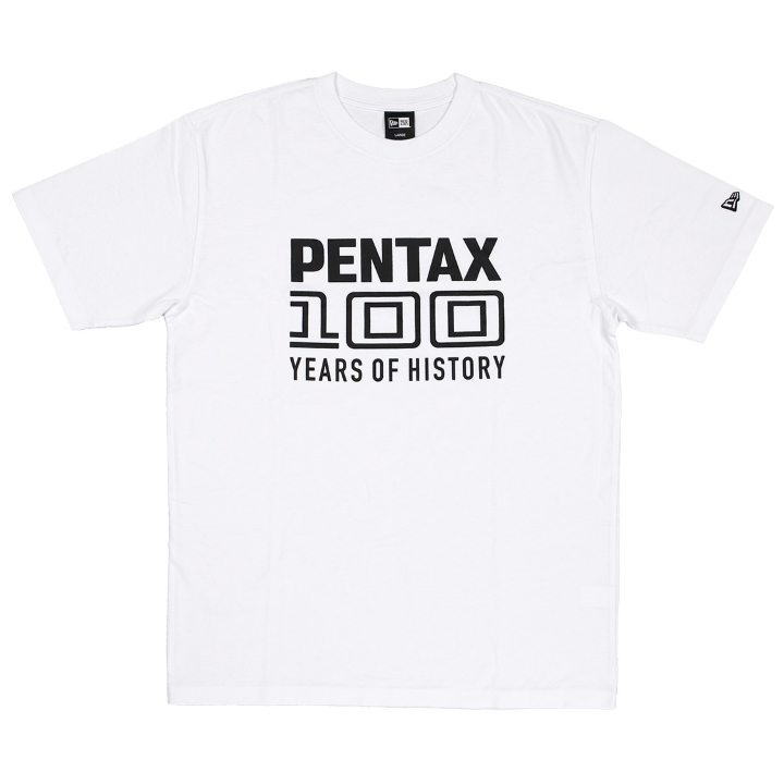 Pentax New Era 100th Tshirt WT/BK XL