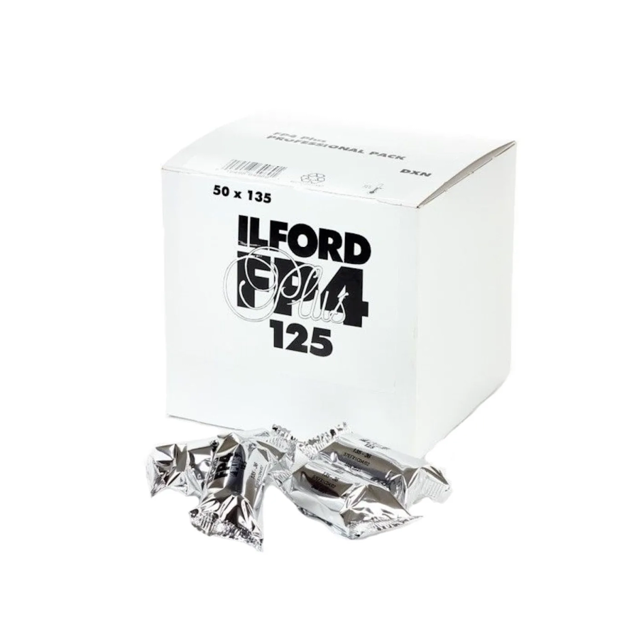 Ilford FP4 Plus ISO 125 35mm 24 Exposure Black & White Film "Pro Pack" - 50 Units