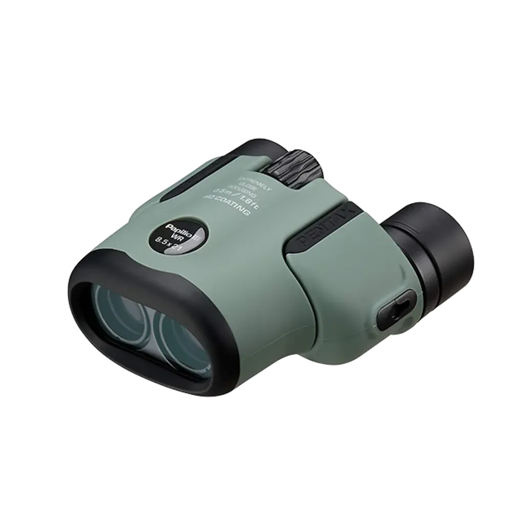 Pentax Papilio III 8.5x21 WR Binoculars - Olive