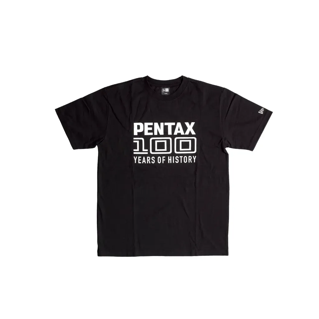Pentax New Era 100th Tshirt BK/WT L