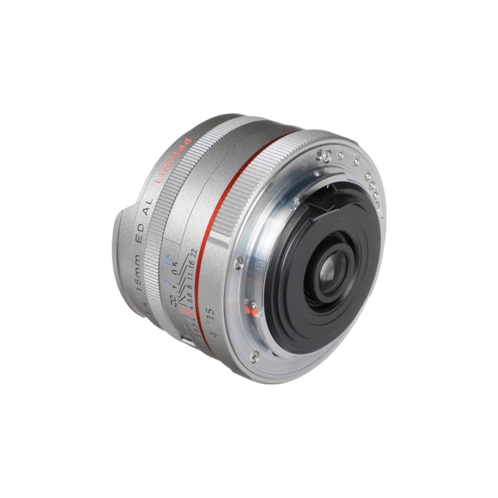 Pentax DA 15mm f/4 Limited ED AL HD Lens - Silver