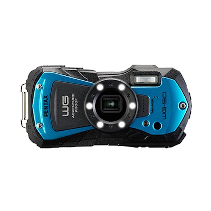 Pentax WG-90 Waterproof Compact Camera Blue