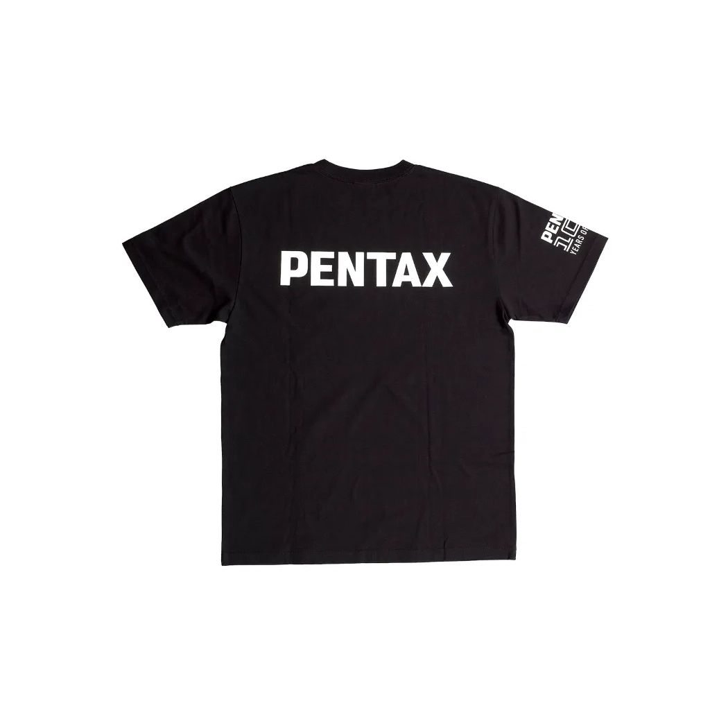 Pentax New Era 100th Tshirt BK/WT L